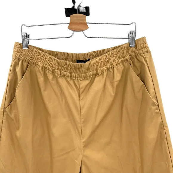 Universal Standard Khaki Tan Pull-On‎ Cargo Pants Size S / Plus Size 14-16 - Picture 2 of 13